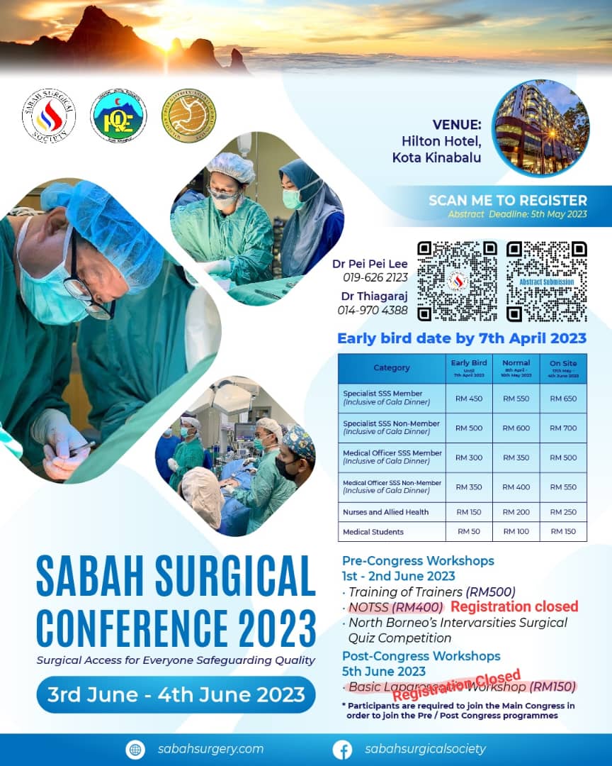Sabah Surgical Society - Sabah Surgical Conference 2023