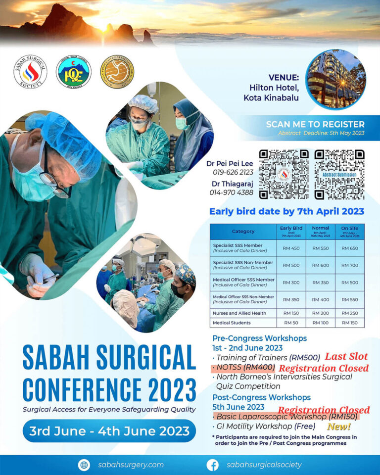 Sabah Surgical Society Sabah Surgical Conference 2023